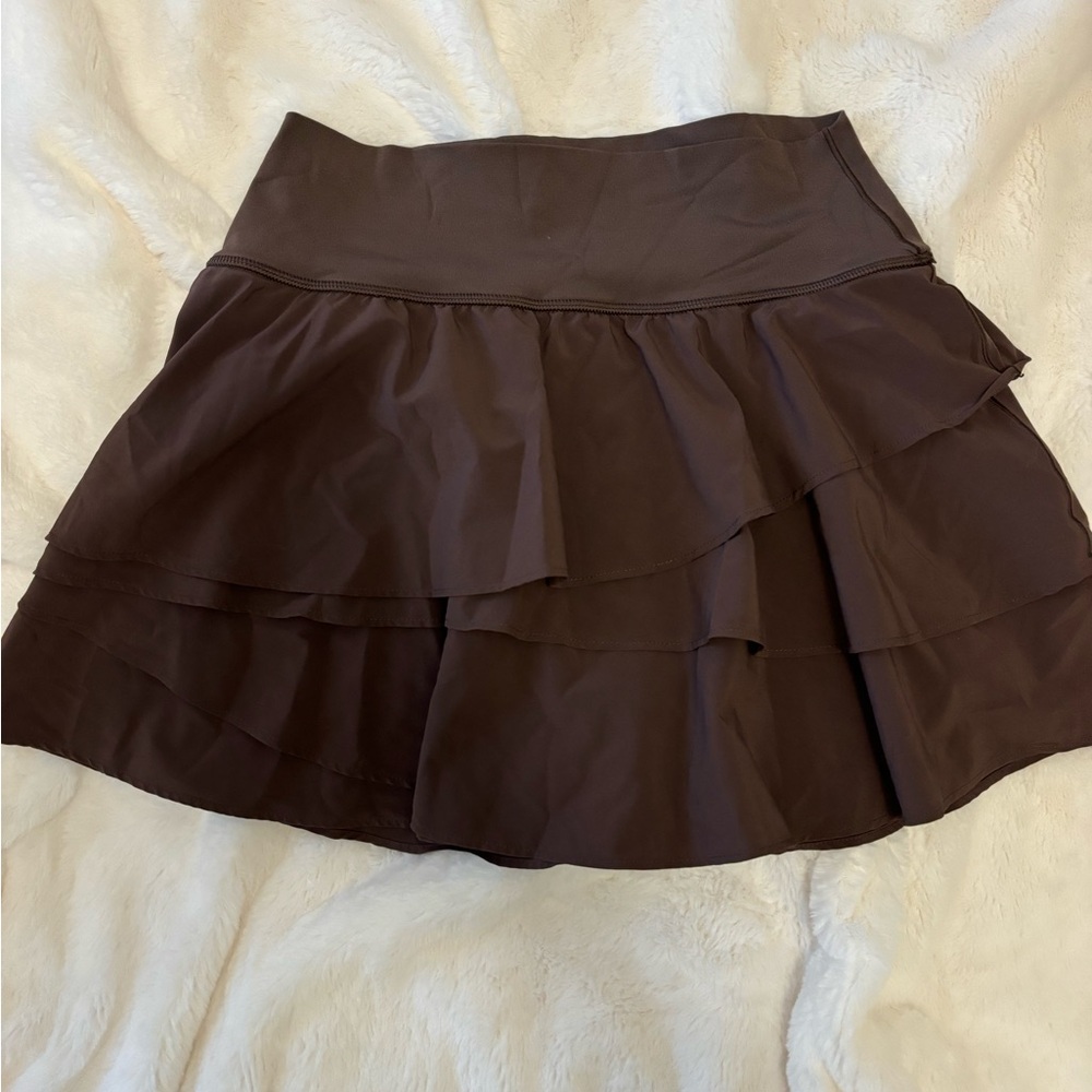 Dark Purple Layered Skirt